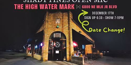 Shady Pines Open Mic: Bandstand Edition + date change!