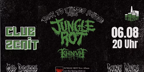 Jungle Rot - Back to the Oldschool 2026 Tour