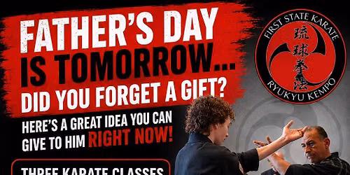 3 Karate Classes just for Dads.