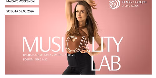 BACHATA SOLO UNISEX MUSICALITY LAB: zaj\u0119cia weekendowe z Patrycj\u0105!