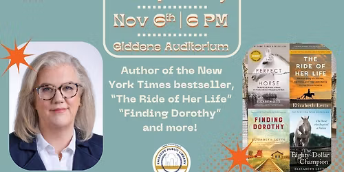 Author Talk with Elizabeth Letts