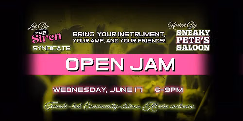 Siren Syndicate Open Jam