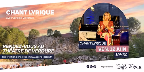 Th\u00e9\u00e2tre de verdure - Chant lyrique 