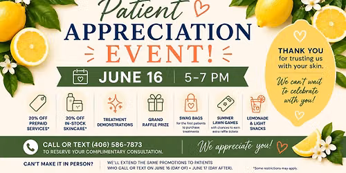Pure Dermatology Patient Appreciation Event