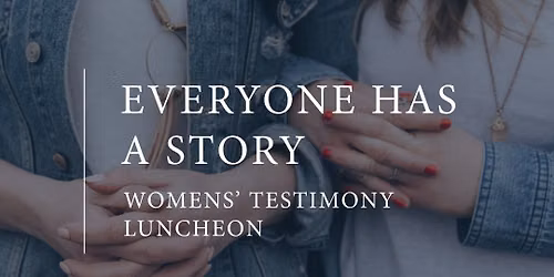 Women\u2019s Testimony Luncheon