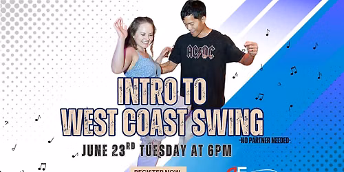 Intro to West Coast Swing\ud83d\udc83\ud83c\udffb\ud83d\udd7a\ud83c\udffbNo partner or experience needed