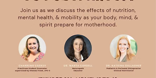 From Preconception to Postpartum