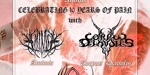 ANTILIFE (show sp\u00e9cial 10 ans) + Amimia \/ Corpus Diavolis \/ Hellebore