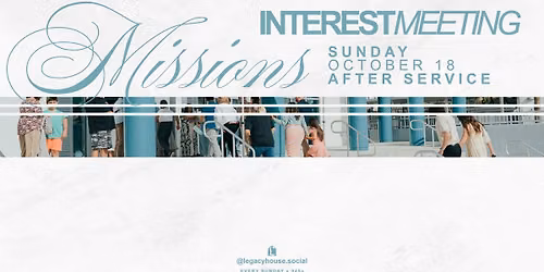 Missions Interest Meeting