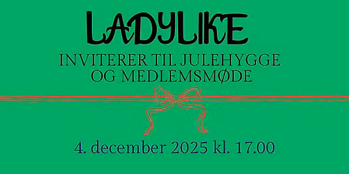 Julehygge \/ medlemsm\u00f8de