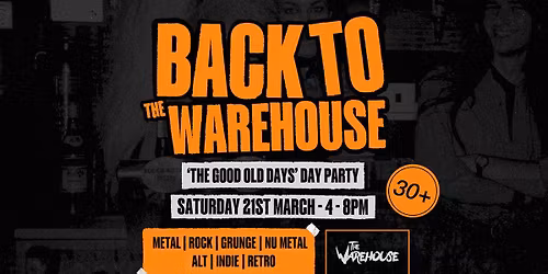 BACK TO THE WAREHOUSE \ud83e\udde1 Day Party \ud83e\udd18\ud83e\udea9