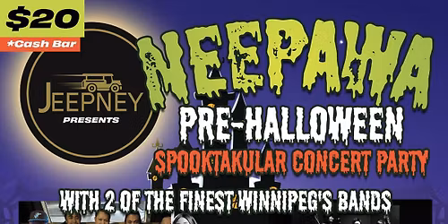 Jeepney\u2019s Pre-Halloween Concert Party in Neepawa