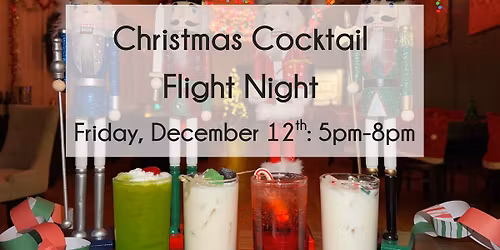 Christmas Cocktail Flight Night