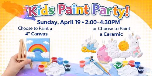 Toddler Paint Party: RESERVE A SPOT!