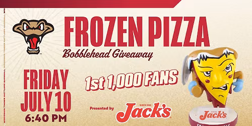 Wisconsin Frozen Pizza Slice Bobblehead Giveaway
