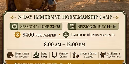 Horse camp!
