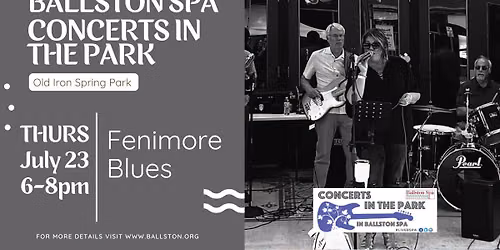 Ballston Spa Concerts in the Park: Fenimore Blues