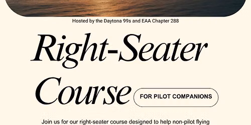 Right-Seaters Course