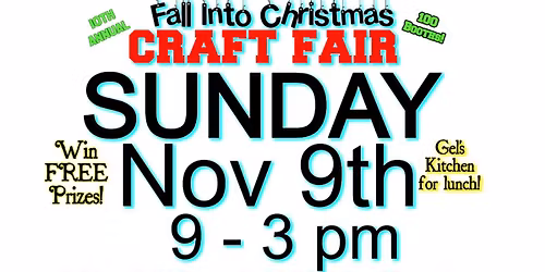 Fall Into Christmas Craft Fair EVENT!!!