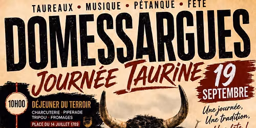 Journ\u00e9e Taurine Domessargues 19 Septembre 2026