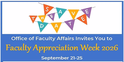 Faculty Appreciation Week 2026