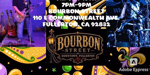 FM Station is making our Bourbon Street debut in Downtown Fullerton\u2014come rock with us