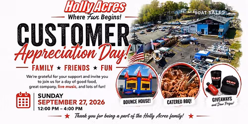 Holly Acres Customer Appreciation Day