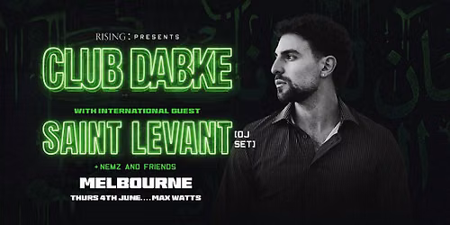 Saint Levant Official After Party [MELB]