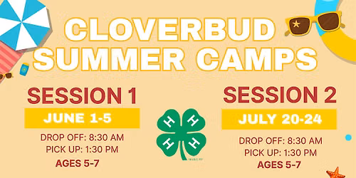 Cloverbud Summer Camps