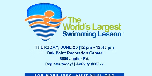 World's Largest Swimming Lesson (FREE!)