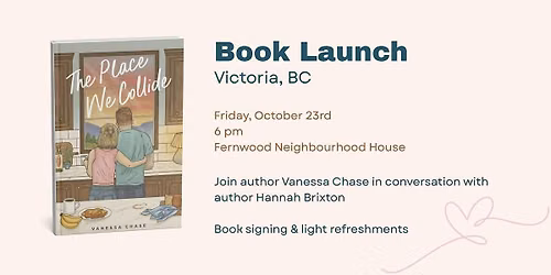 Book Launch with local author Vanessa Chase