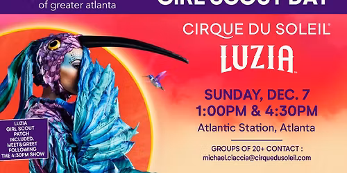 Girl Scout Day at Cirque de Soleil: LUZIA