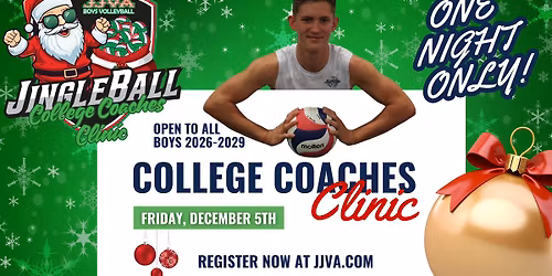 Boys Jingle Ball College Coaches Clinic