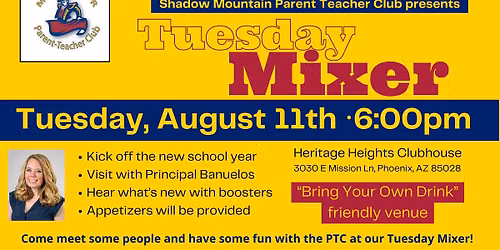 PTC Tuesday Meeting Mixer
