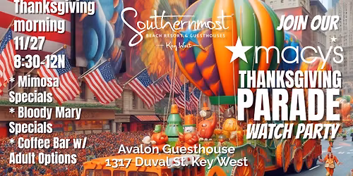 Thanksgiving Parade Watch Party