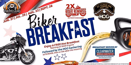 June Biker Breakfast