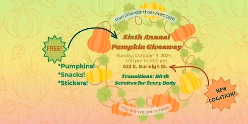 Sixth Annual Pumpkin Giveaway (And Welcome to Our New Home!)