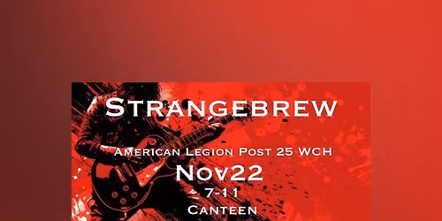 Strangebrew rocking the Legion canteen!