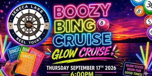 Boozy Bingo Glow Cruise! September 17th 