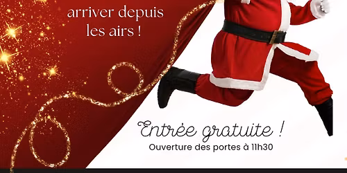 Arriv\u00e9e du P\u00e8re No\u00ebl en h\u00e9licopt\u00e8re ! \ud83c\udf85\ud83d\ude81