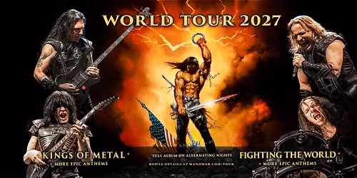 KINGS OF METAL FIGHTING THE WORLD TOUR 2027