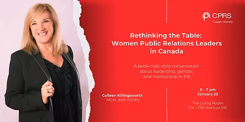 Rethinking the Table: Women Public Relations Leaders in Canada