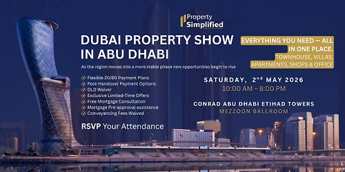 Dubai Property Show in Abu Dhabi
