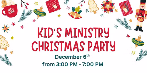 Kid's Ministry Christmas Party