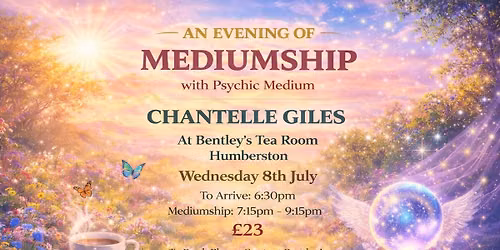 An Evening Of Mediumship, Bentley's Tea Room, Humberston, Including Scone, Jam & Cream & Hot Drink