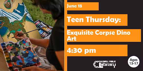 Teen Thursday: Exquisite Corpse Dino Art