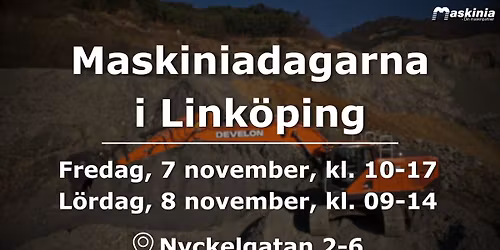 Maskiniadagarna i Link\u00f6ping
