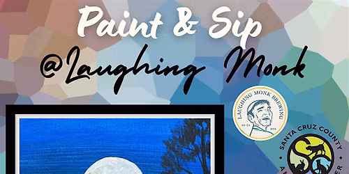 Paint and Sip Fundraiser for Santa Cruz Animal Shelter at Laughing Monk!