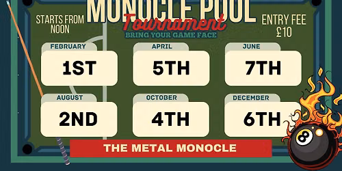 Pool Tournament (Every 2 Months)