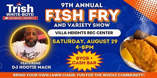 9th Annual Fish Fry $35 donation 